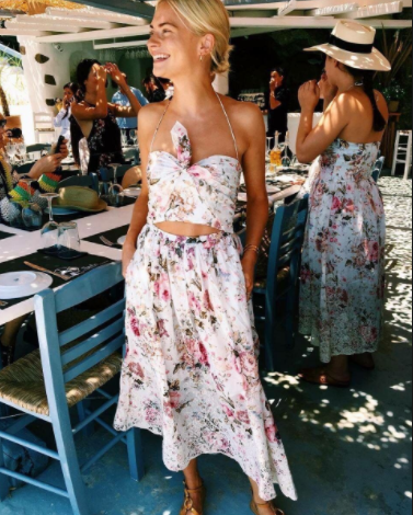 Hire a Zimmermann Eden Embroidered Tie Dress