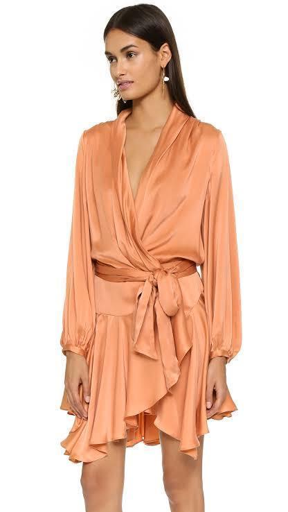 Rental Zimmermann Empire Sueded Robe Dress