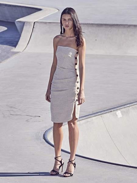 Cheap designer Pfeiffer Ollie Linen Dress