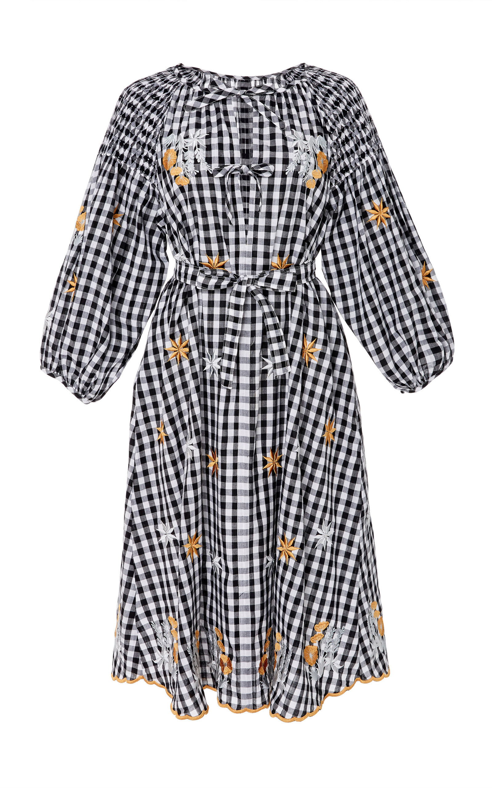 For rent a Innika Choo Avens Midi Smock Dress