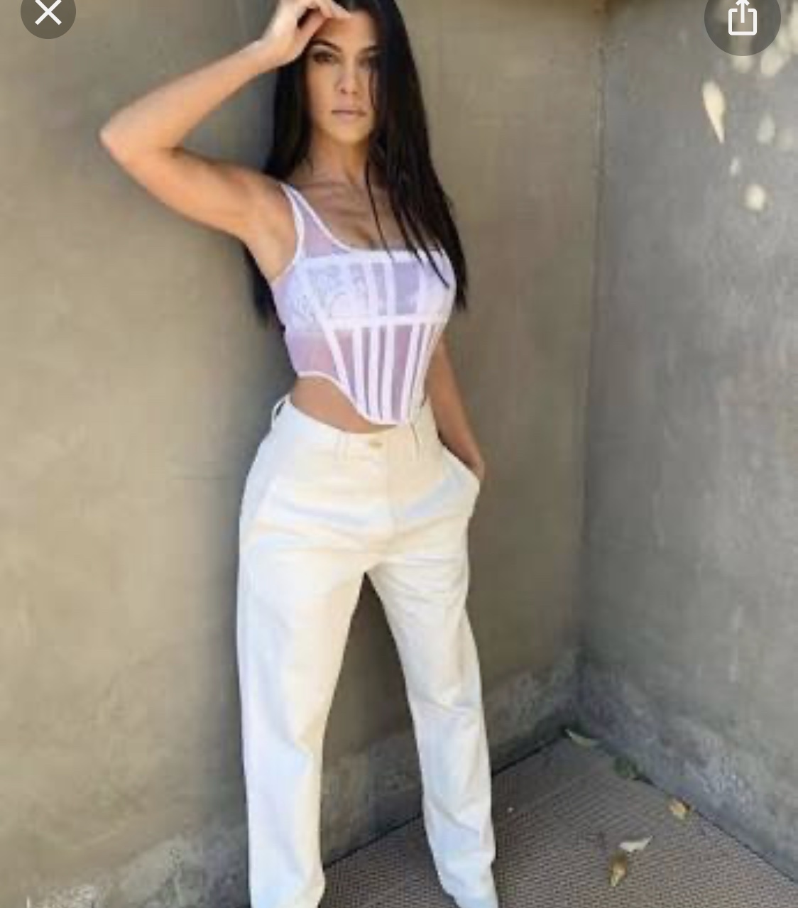 Rent a Dion Lee Sheer Jersey Corset Top