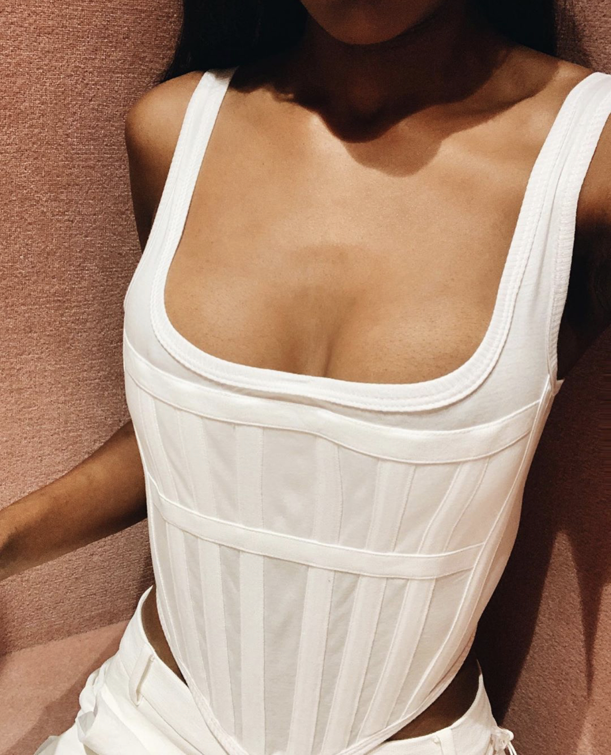 Designer rental Dion Lee Jersey Corset