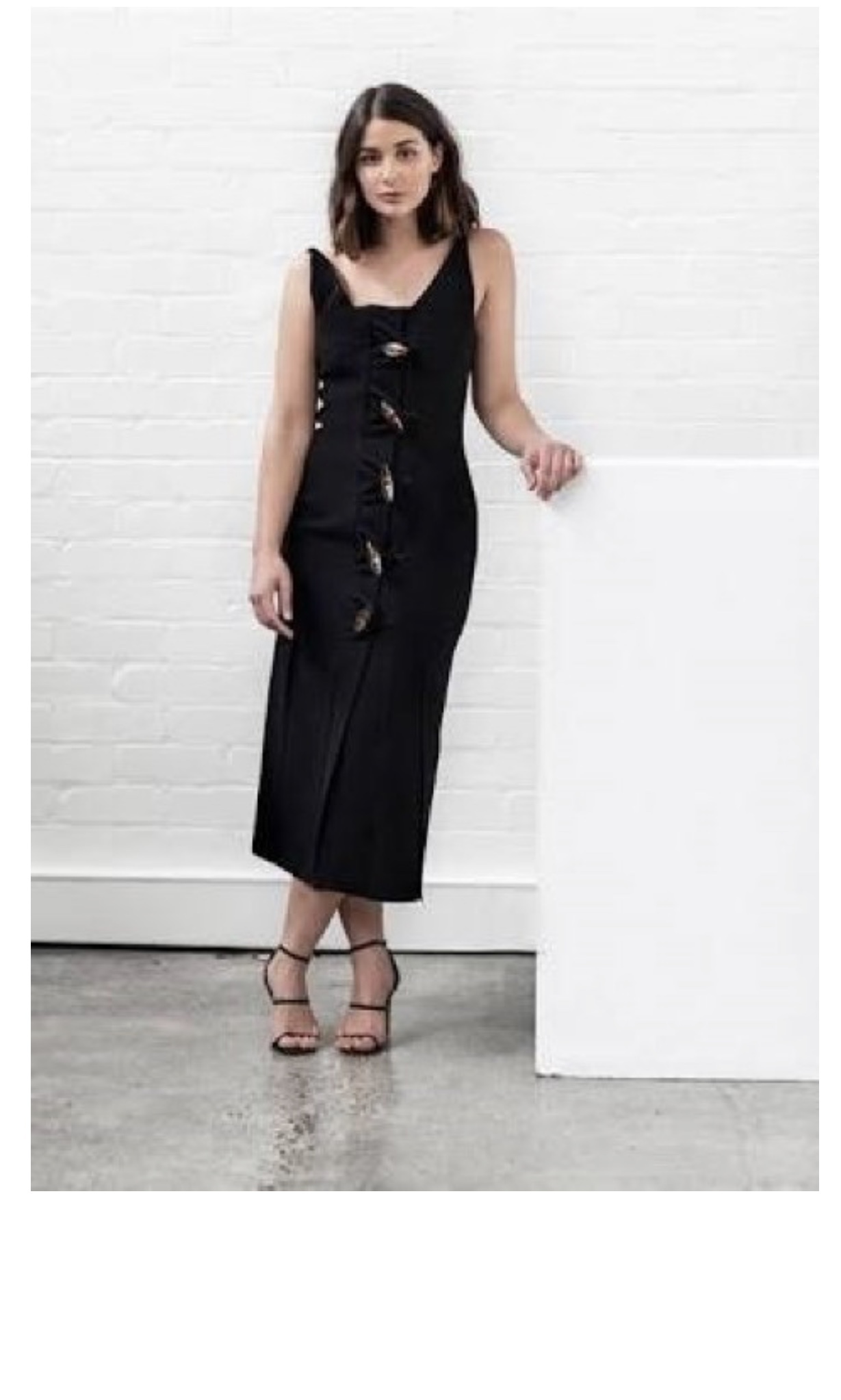 Rental Christopher Esber Black Toggle Dress