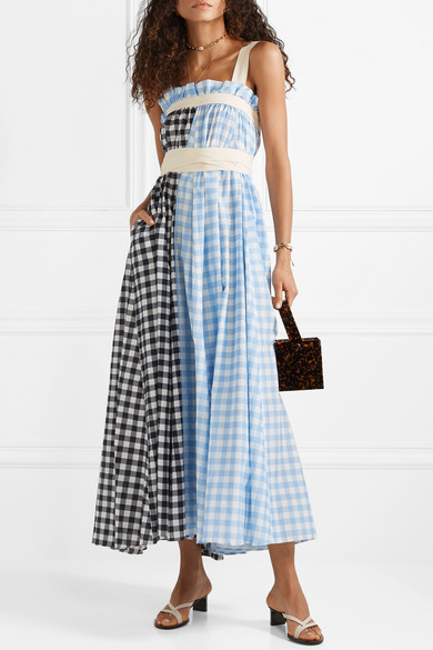 For rent a Lee Mathews Clara Check Dress