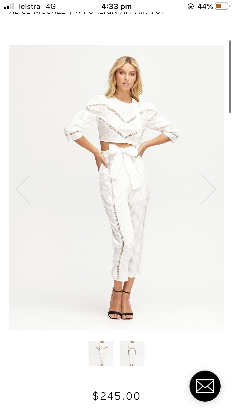 Hire a White Alice Mccall