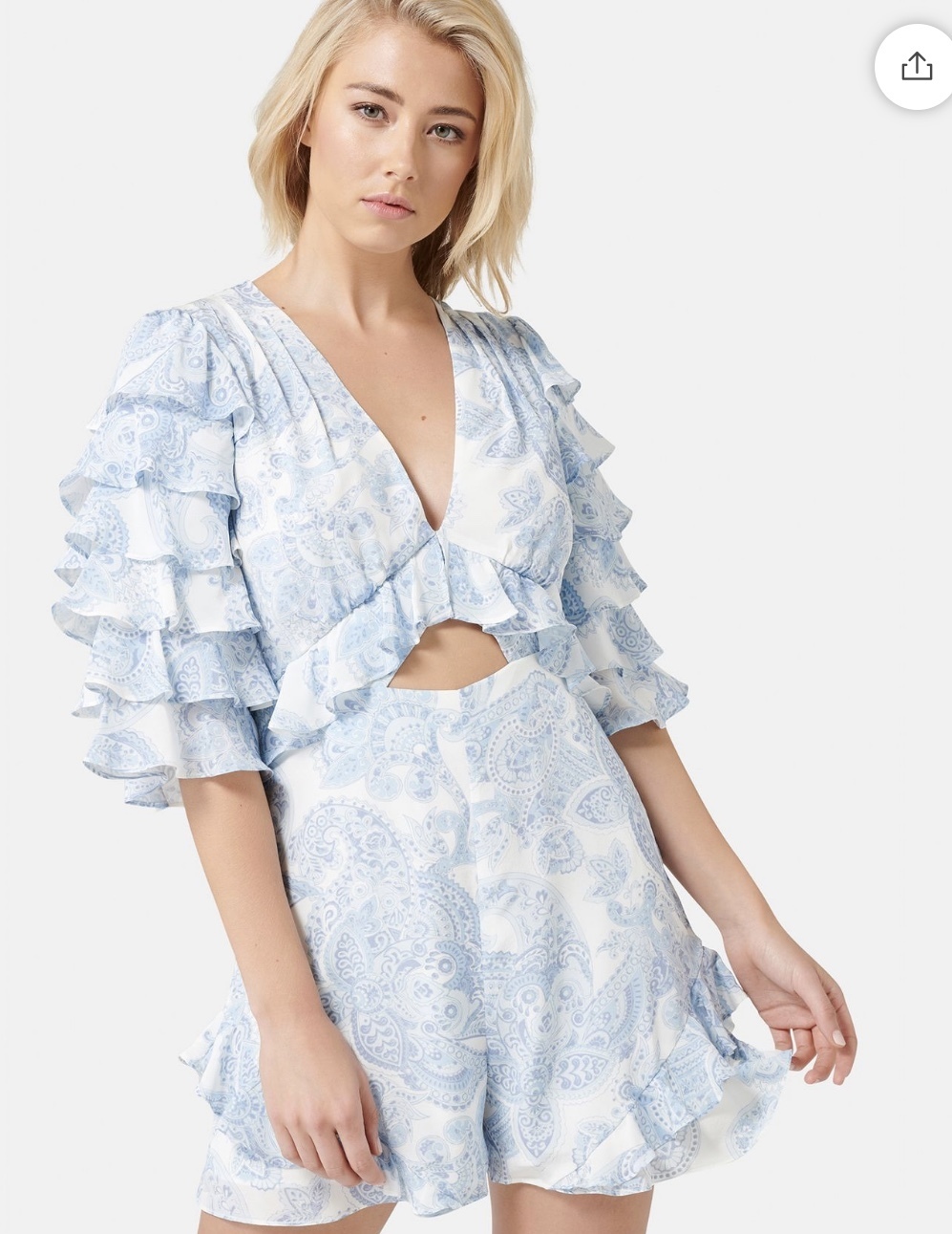 Loan a Thurley Gia Ruffle Playsuit