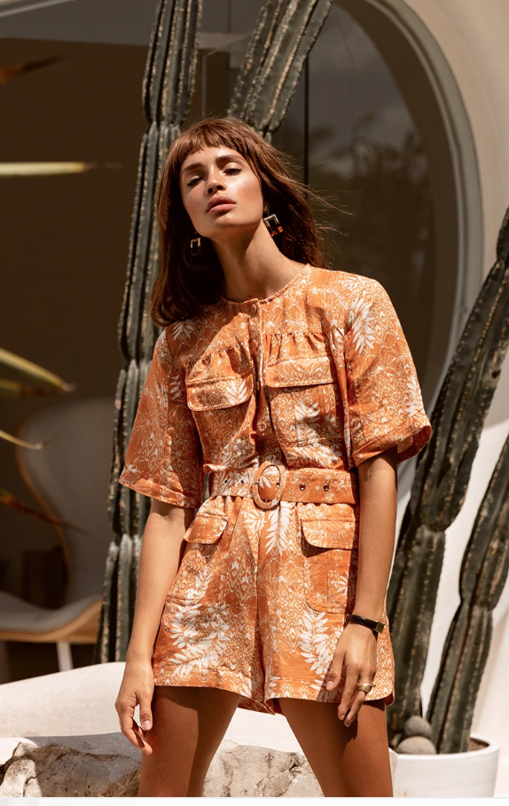 Rent a Steele Mariel Playsuit   Bora Sand