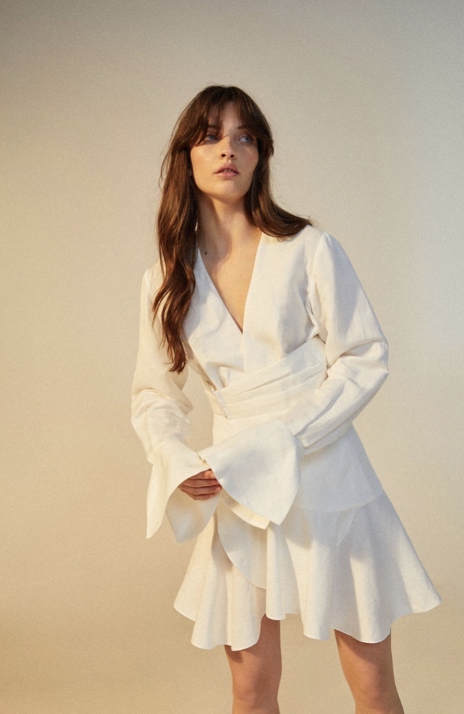 Borrow a Acler Corsica Wrap Dress