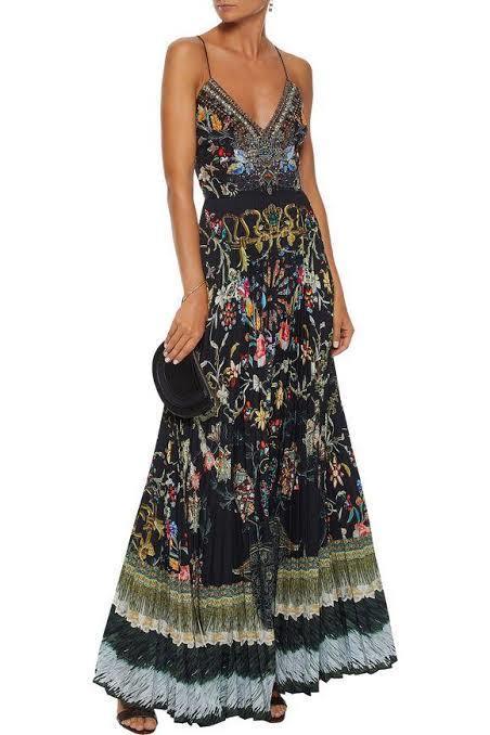 Rent a Camilla Dancing In The Dark Pleated Maxi