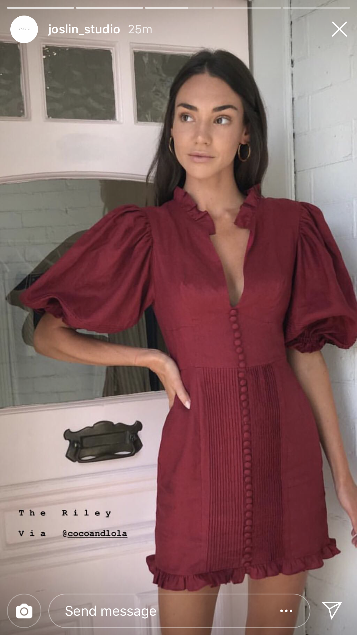 Borrow a Joslin Studio Riley Linen Mini Dress