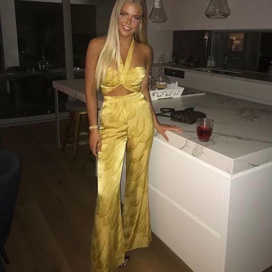 House Of Harlow 1960 Yellow to hire