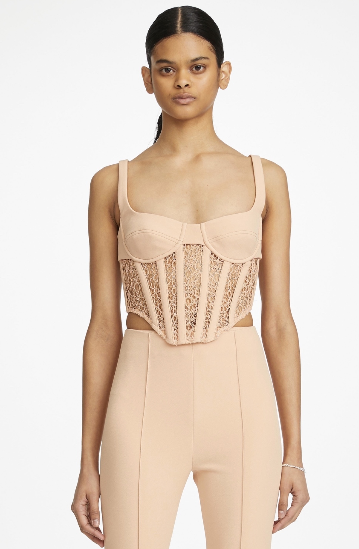 Loan a Dion Lee Contour Combo Corset Nude