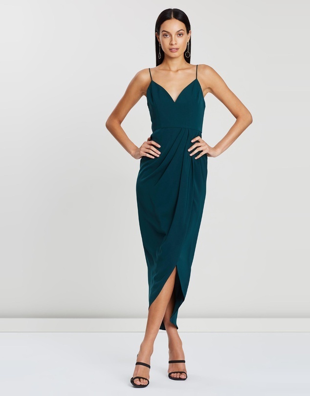 Rental Shona Joy Core Cocktail Draped Maxi