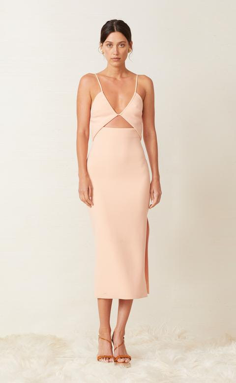 Affordable Bec And Bridge Ruby Midi Dress Peach