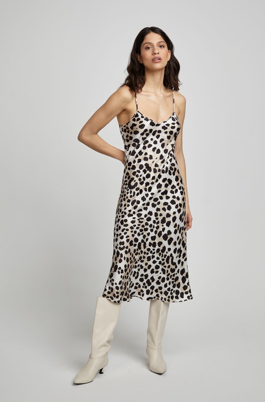 For rent a Silk Laundry 90s Silk Slip Dress De Vil