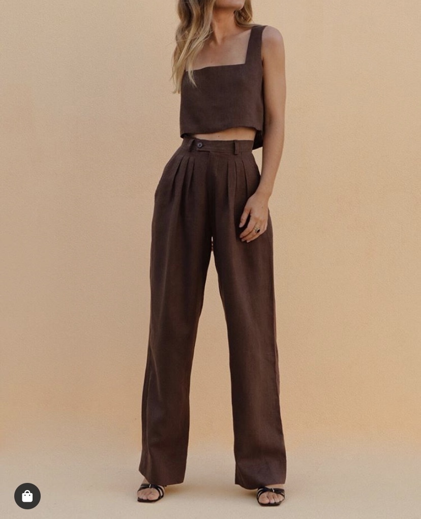 Formal rental Posse Pierre Trouser & Alice Crop Top