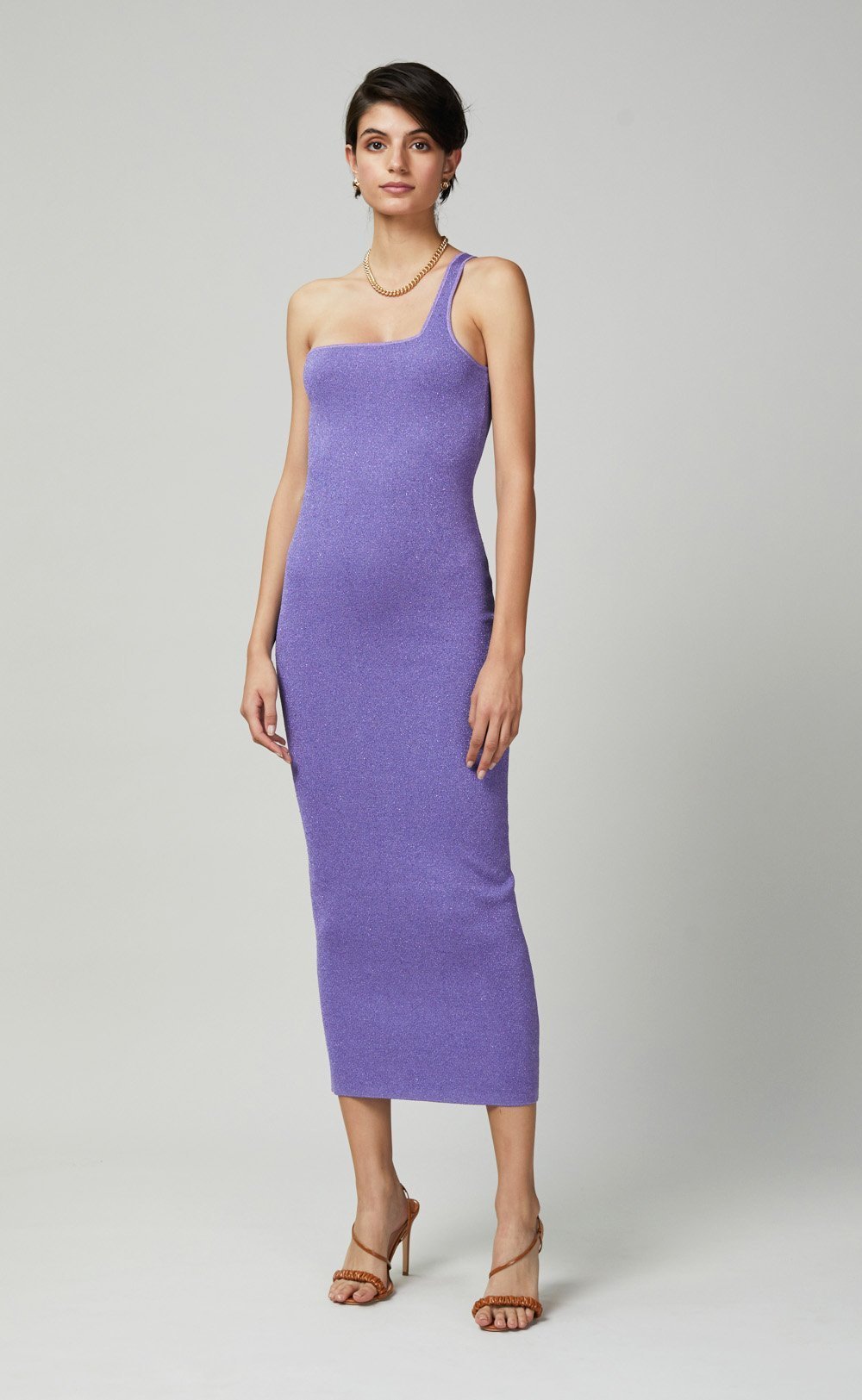Borrow a Bec & Bridge Adalane Asym Knit Dress (Lavender)