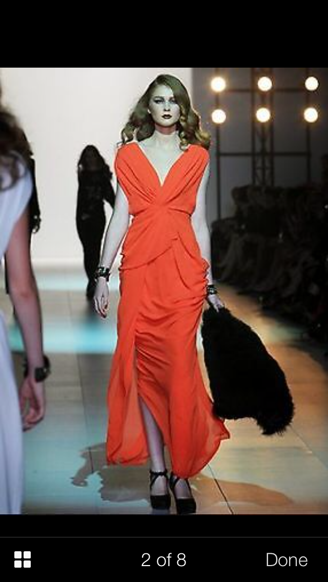 Cheap designer Orange Carla Zampatti