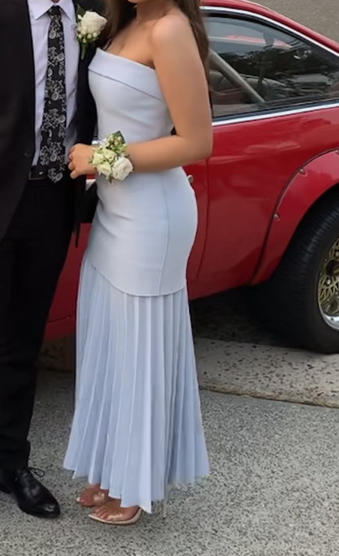 Hire a Dion Lee Linear Crepe Pleat Strapless Dress