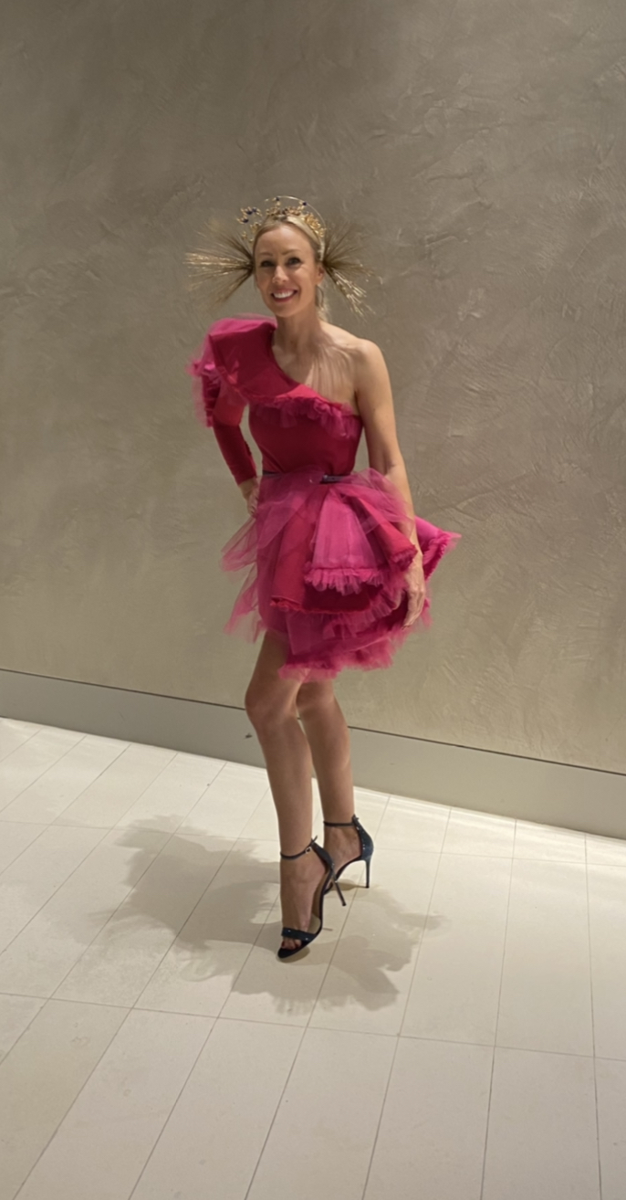 Rent a Steph Audino Fuchsia Pink Ball Gown