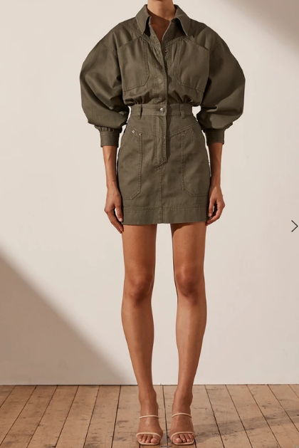 Affordable Shona Joy Chiara Utility Mini Dress