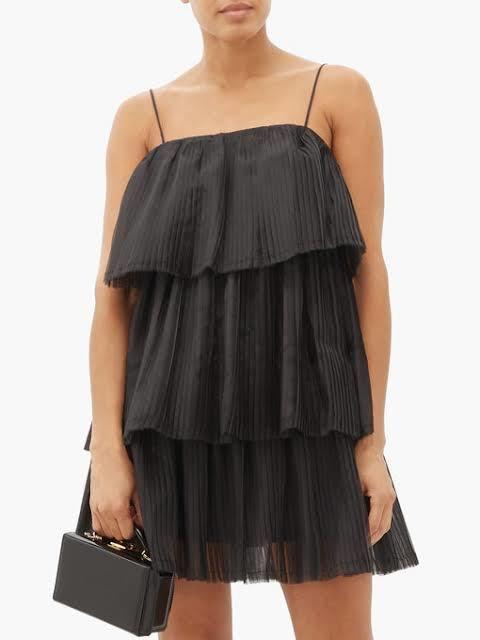 Rent a Aje Salt Lake Plisse Dress