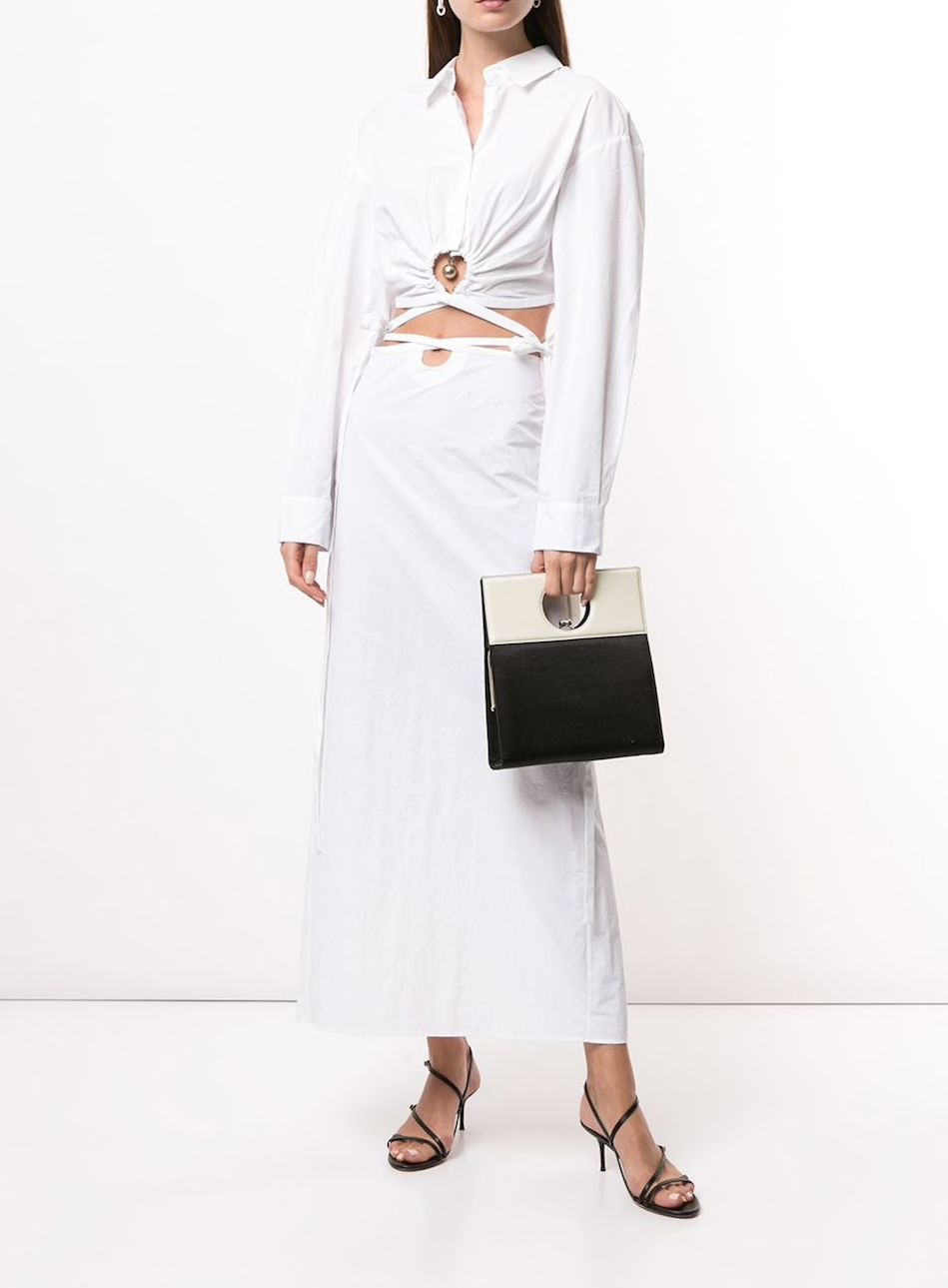 Formal rental Christopher Esber Loop Hole Tie Skirt