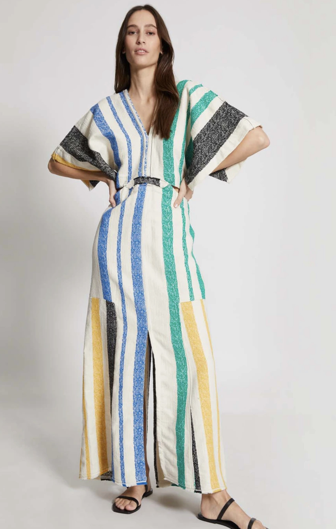 Formal rental Bassike Textured Cotton Cut Out Dress