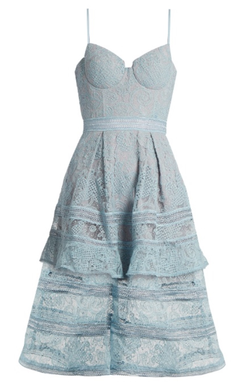 Formal rental Blue Self Portrait