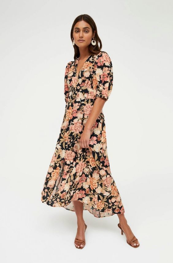 For rent a Sheike Floral Hearts Run Wild Dress