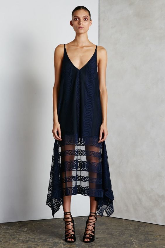 Loan a Shona Joy Giselle Double Breasted High Neck Dress