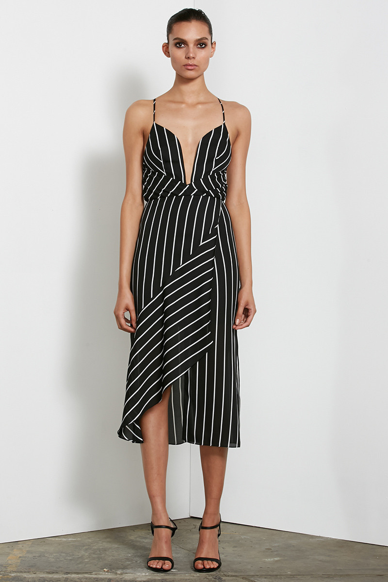 Rental Shona Joy Isabelle Asymmetrical Cocktail Dress