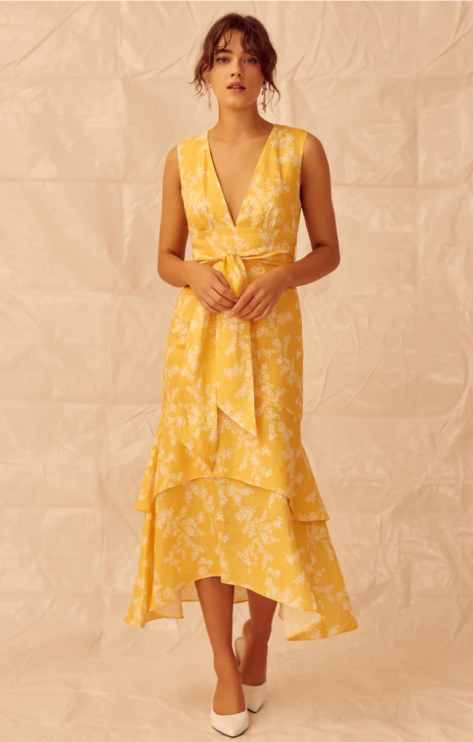 Affordable Keepsake The Label Fallen Midi Dress