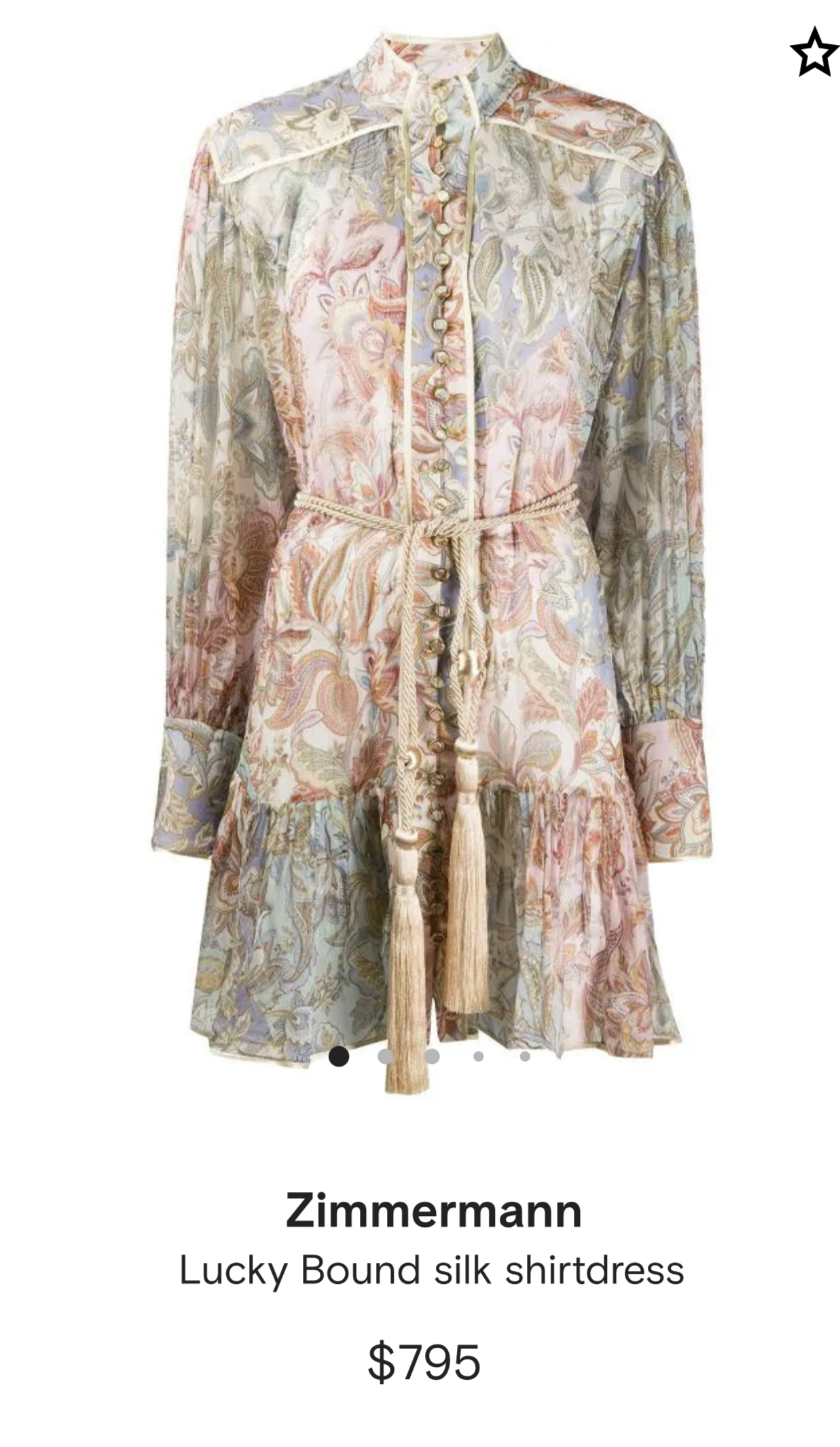 Loan a Zimmermann Lucky Bound Mini Dress