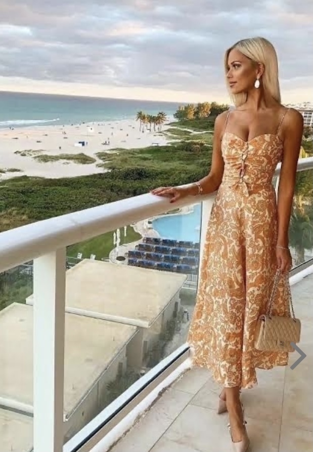 For rent a Zimmermann Peggy Tie Dress